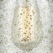 Caledonia 1 Light 5 inch Satin Gold Sconce Wall Light in Mica Glass
